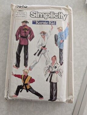 Simplicity The Karate Kid Kids Costume Pattern Gi